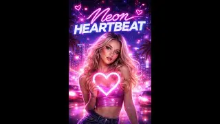 Neon Heartbeat 💓 | Audio-Reactive Pop Song + Neon Visuals (Processing 4K)
