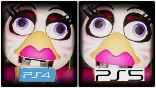Five Nights at Freddy's: Security Breach | PS4 vs PS5 (Perfomance Mode) | Graphics Comparision