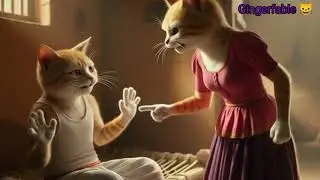 Before Ginger, There Was Him | A Heartbreaking Story 🐱💔😥#cat #ai #catcooking 