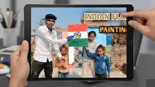&ldquo;Village Kids Painted Indian Flag 🇮🇳 | Emotional Desi Art Video ❤️🔥&rdquo;