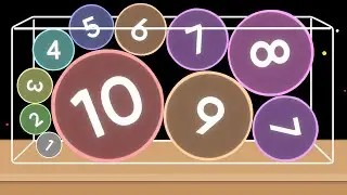 1 to 10 - Merge Number Balls (Color Ball Drop & Merge) Part 2 - 12345678910 #123456789 #0123456789