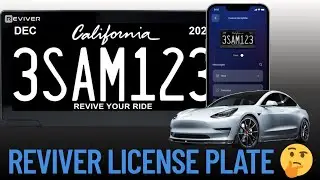 Future is HERE?! Hands-On with the REVIVER Digital License Plate!