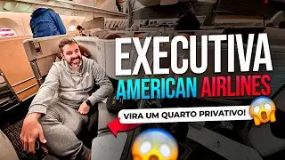 Essa suíte surpreendeu! Executiva AA dos EUA ao Brasil