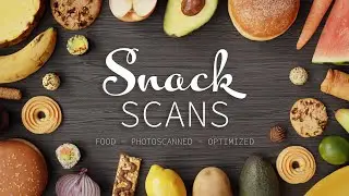Snack Scans | Installation and Video Documentary | Photoscanned 3D Food