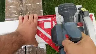 Pilarka tarczowa graphite 58G008 - jak małą pilarką ciąć belki konstrukcyjne.