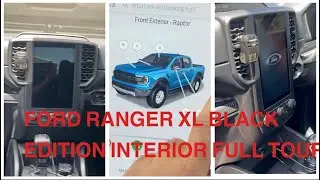 Ford Ranger XL Black Edition Interior Full Tour