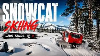 Snowcat Accessed Backcountry Skiing in Lake Tahoe