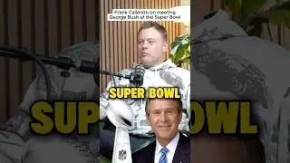 Frank Caliendo on meeting George Bush at the Super Bowl #podcast
