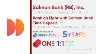 Bank on Eight with Salmon Time Deposit Digital Ad Q1 2026 15s (Philippines, Version 3) [1:1/ST]