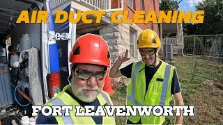 Air Duct Cleaning in a Historic 1800s Home | Fort Leavenworth Renovation Project