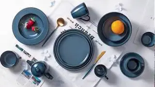 Two Eight Ceramics Hotel Collection Porcelain Blue Fine Dinnerware Catering Crockery Wholesalers
