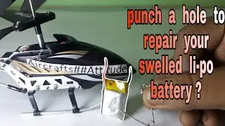 How to repair your remote control helicopter battery || Aircrafts##Attitude
