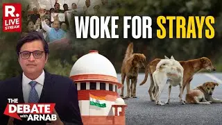 Debate with Arnab LIVE: Stray Dog Order by SC Sends Woke Glass Home Celebs Into A Meltdown