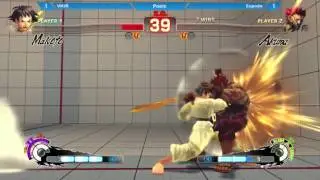 SSF4AE @ Meltdown Berlin 12.10.2013 - VIVIT_rv00 (Makoto) vs. Espada (Akuma)