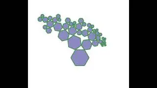 Pythagorean tree, GeoGebra dynamic animation 4