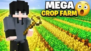 I Built a MEGA CROP FARM in Minecraft Survival! 🌽 | Minecraft Survival videos ( Hindi )