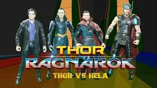 THOR RAGNAROK - THOR VS HELA [MARVEL STOP MOTION]