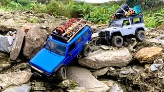 Mini RC Car Conquers Extreme Mountain Climbing on Dangerous Trails