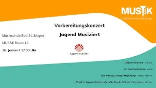 Jugend Musiziert Vorbereitungskonzert