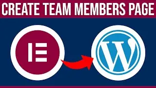 How To Create a Team Members Page With Elementor WordPress Plugin Free?