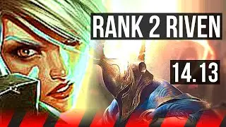RIVEN vs PANTHEON (TOP) | Rank 2 Riven, 70% winrate, 48k DMG, 6 solo kills | NA Challenger | 14.13