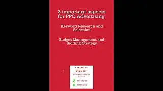 Three important aspects of Pay Per Click Advertising
