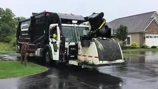 Casella Waste Systems Mack LR Heil Low Rider Curotto Can Front Loader Garbage Truck