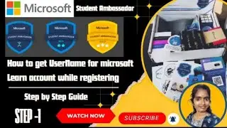 Студент-амбассадор Microsoft | Настройка учетной записи Microsoft Learn | Как получить имя пользо...