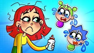 Mom is Tired Song | Helping Mom Song | Kids Songs & Nursery Rhymes 🙂💖