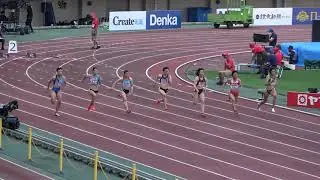 NCH 100m Women heat4 ISHIKAWA Yu 11.70(+0.8) JAAF NCH2021