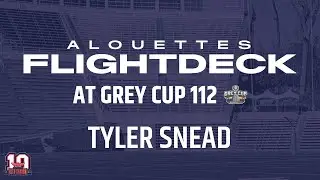 Tyler Snead - Grey Cup 112 Media Day