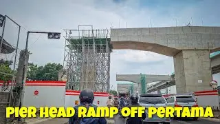 Pier Head Ramp Off Pertama Tol Jogja-Solo Ruas Kronggahan Masuk Tahap Pasang Rangka ‼️