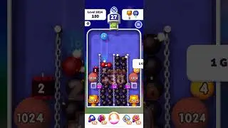 Bubble Buster 2048 | Level 3024 Complete | iOS / Android Gameplay