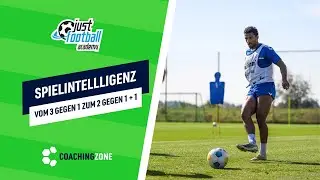 Fussballtraining: Spielintelligenz | Vom 3 gegen 1 zum 2 gegen 1 + 1
