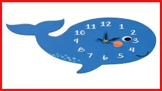Trend Lab Wall Clock, Silent, Battery Operated, Whale