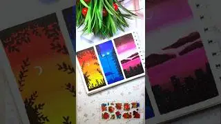 painting with brush pen | easy brush pen painting #shorts #easypainting #brushpendrawing #art