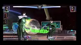 Injustice God Amoung us #Boss Fight # Evil Green Lantern VS League 