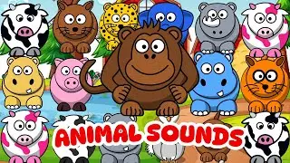 Animal Sounds for Kids  | Fun Learning Song! |nursery rhymes |kids song