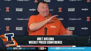 Bret Bielema Previews Huge Week 7 Mtchup with Ohio State | Illinois Football
