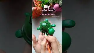 Led Bulb Turtle diy 😱✨#turtle #diy #shorts #youtubeshorts #reuse