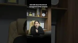 What is AOA? Let&rsquo;s revise CA Foundation Business Laws Companies Act, 2013 with CA Anny Middha