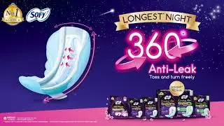 SOFY Comfort Nite : Toss & Turn Freely with 360 Anti-Leak design