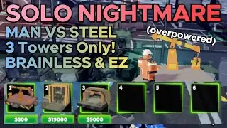 Лучшая стратегия для одиночной игры в TDX Nightmare Christmas Man VS Steel (с имбалансной нефтяно...