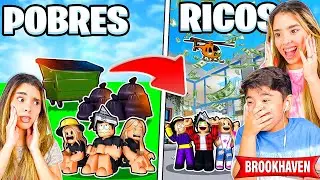 DE POBRES A RICOS NO BROOKHAVEN !!! - (Roblox)