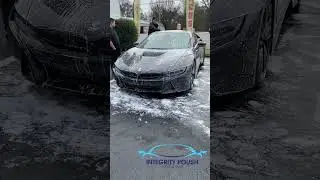 How to Wash, Clay, & Seal! BMW Roadster #detailing #satisfying #viral #shorts