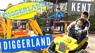 FUN DAY OUT AT DIGGERLAND KENT 🚜🚧🏎