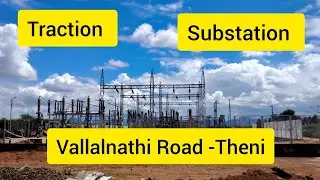 Traction Sub Station THENI #train #indianrailways #railway #transportation #travel #rail #madurai 💞💞