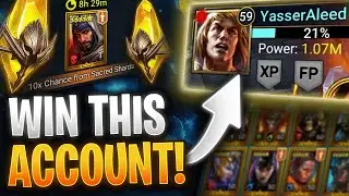 ACCOUNT GIVEAWAY UPDATE! I Pulled EVERY Sacred Shard For Basim! | Raid Shadow Legends
