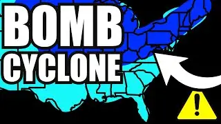⛔ EXTREME ALERT: Bomb Cyclone + Hurricane Winds Hit Carolinas NOW