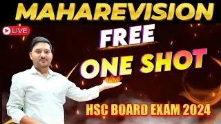 Free ONESHOT Lecture Series | PCM | Youtube Live | Maharashtra Best Teacher | HSC Board 2024 | #live